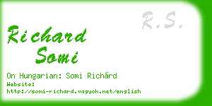 richard somi business card